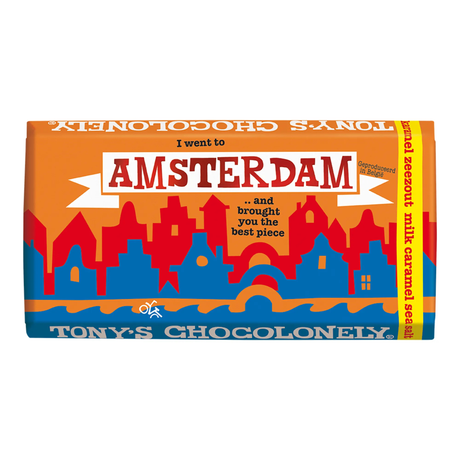Tony's chocolonely amsterdam Milchkaramell Meersalz (15x 180gr)