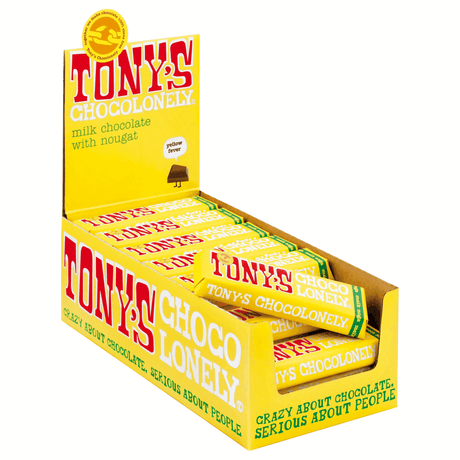 Tony's chocolonely Milchschokolade-Nougat 32% (35x 47gr)