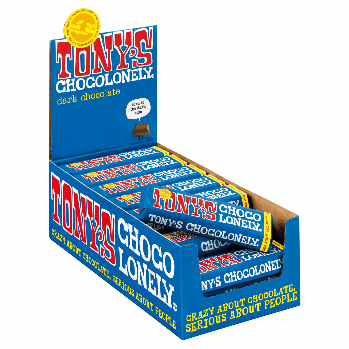 Tony's chocolonely dunkle Schokolade (35x 50gr)