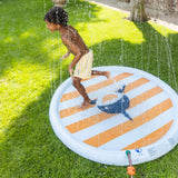 Tropischer Hai | Mehrfarbige Wasserspielmatte ø 150 cm