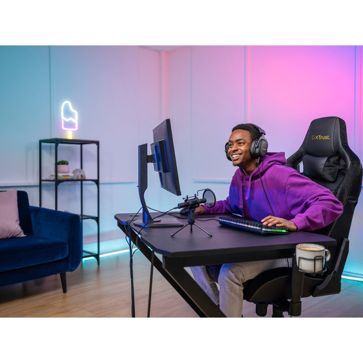Vertrauen Sie GXT 241 Velica USB -Streaming -Mikrofon