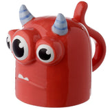Monstarz rotes Monster umgedrehte Keramiktasse
