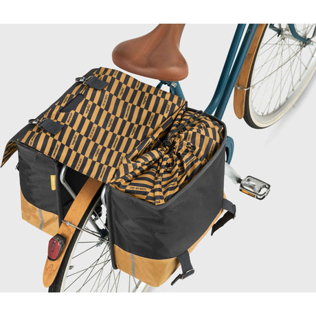 Urban Proof Doppelte Fahrradtasche - Schwarz Gelb - 40L