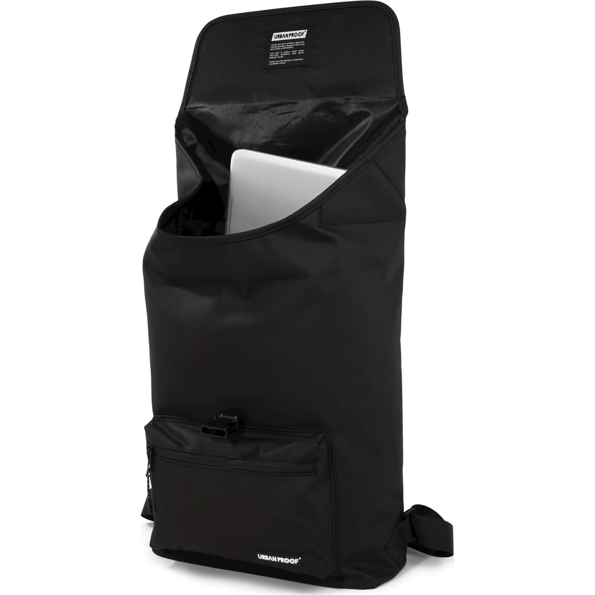 Urbanfester städtischer Frachtradtaschen -Rucksack 20l Schwarz