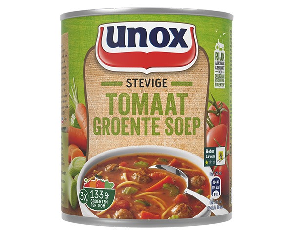 Unox robuste Tom Gemüsesuppendose (6x 0,8 Liter)