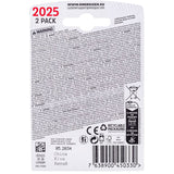 Enerdis Energizer Batterie Lithium 3V CR2025 Blister (2 Stück)