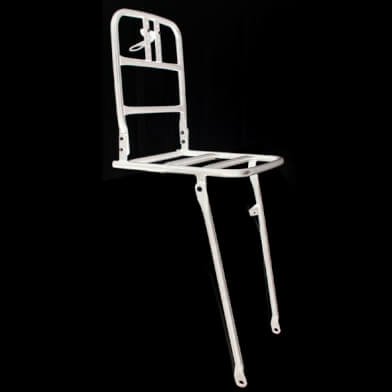Vorderträger 28 weißes Aluminium