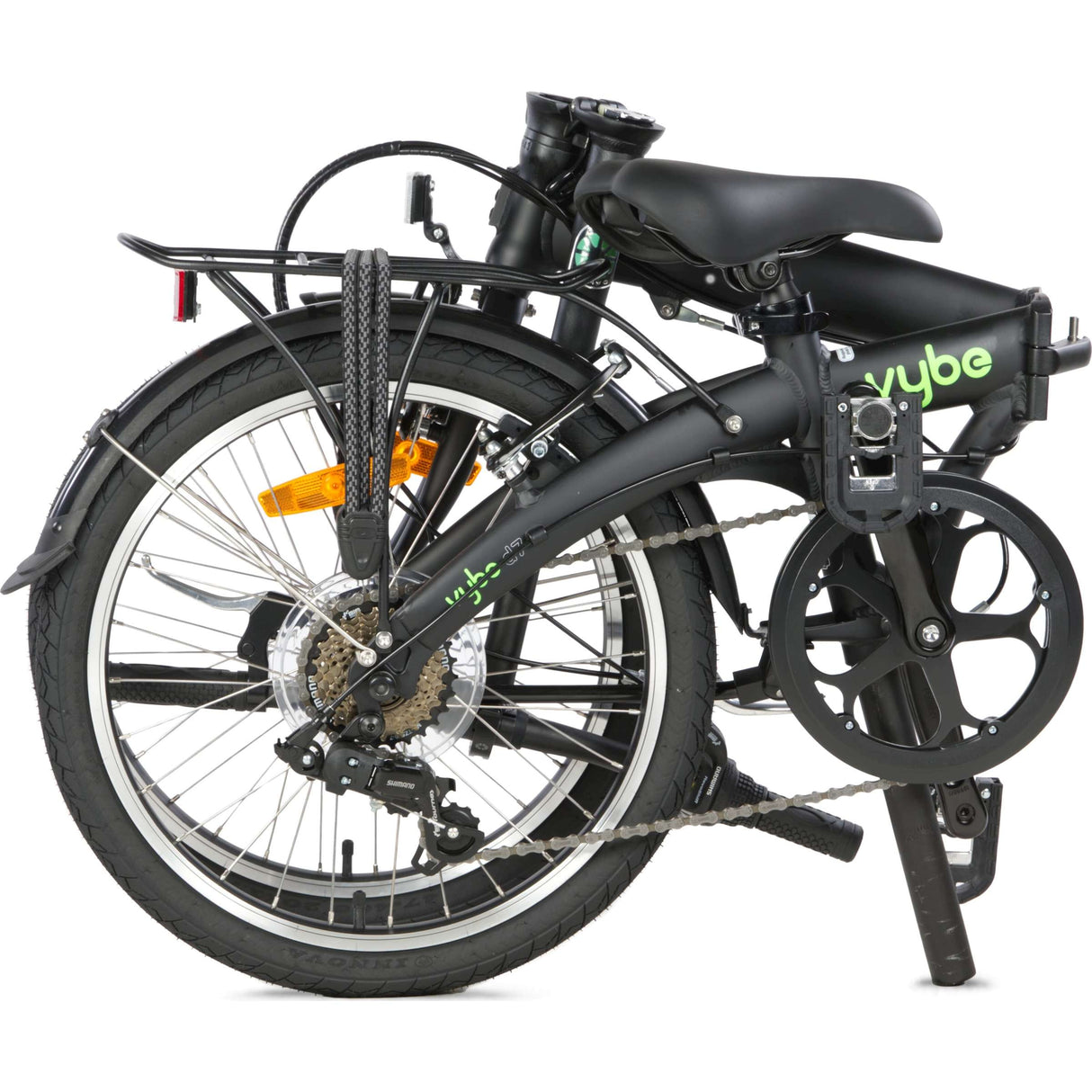 Dahon Folding Bike 20 Vybe D7 Schatten mit V -Brems - (Schatten) Matt Schwarz