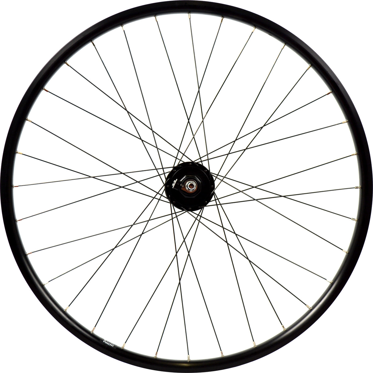 Ruota anteriore Shimano Velox Mach1 M910 28 Dyn. disco nero