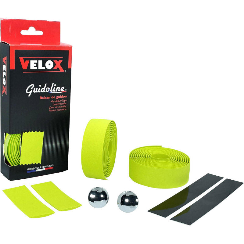 Velox stuurtape maxi cork limoengroen (2st)