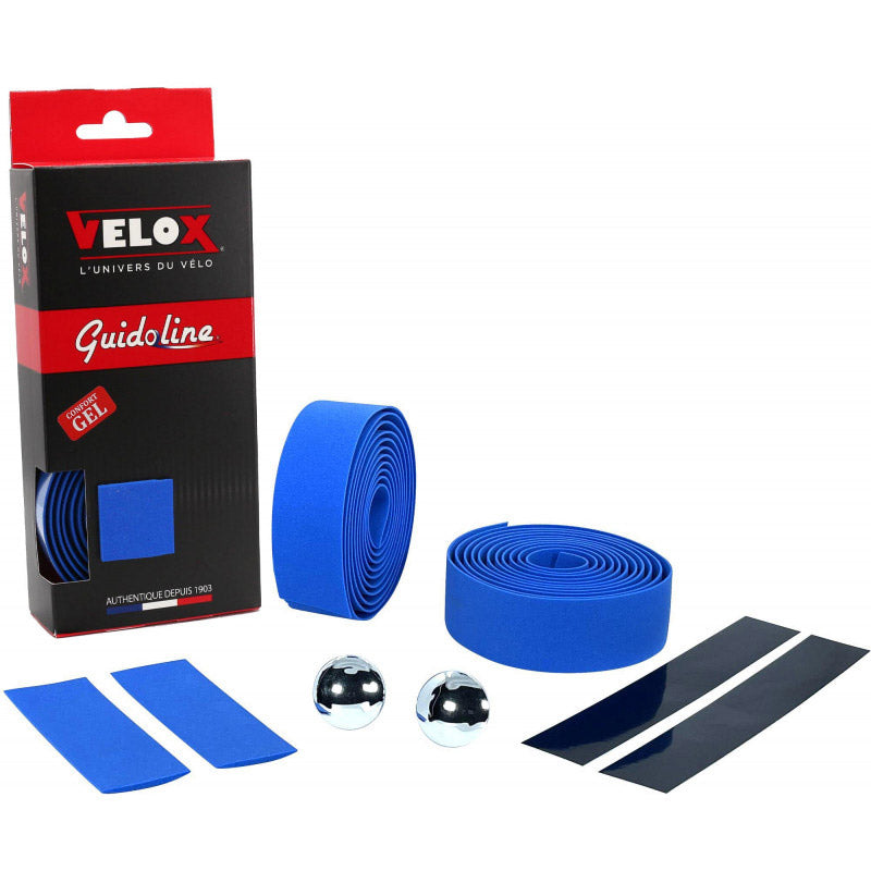 Velox Lenkerband Maxi Kork Gel Blau (2Stk)