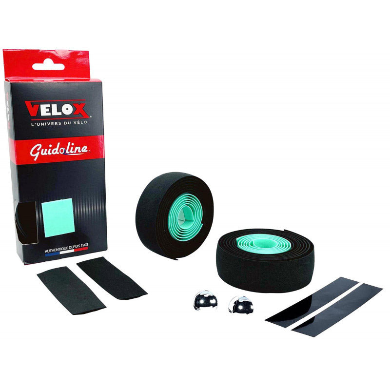 Velox Lenkerband Maxi Kork bicolor schwarz celeste (2 Stk)