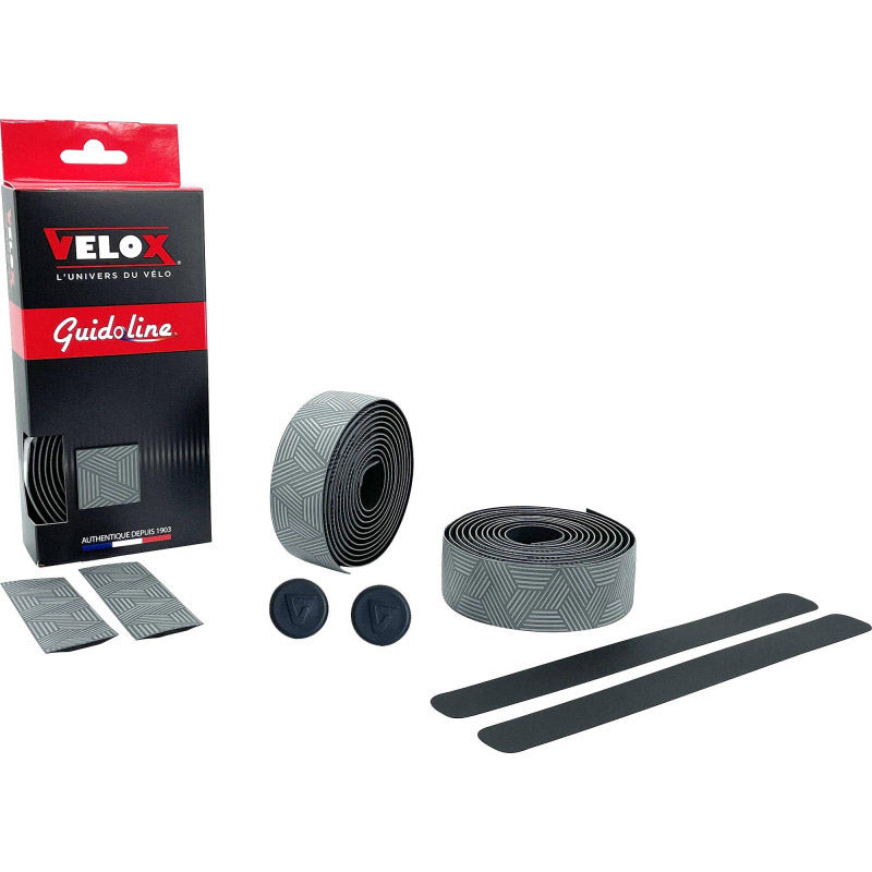 Velox Lenkerband Ultra Grip 2,5 grau (2 Stück)