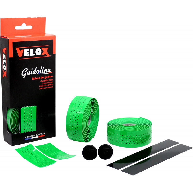 Velox styret glans soft perforated green (2.)