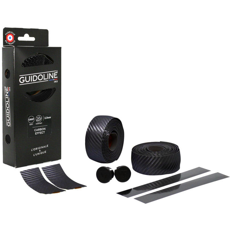 Velox Guidoline Groodbar Ribbon Carbon Look Ø2.5x3.0mm 175 cm noir