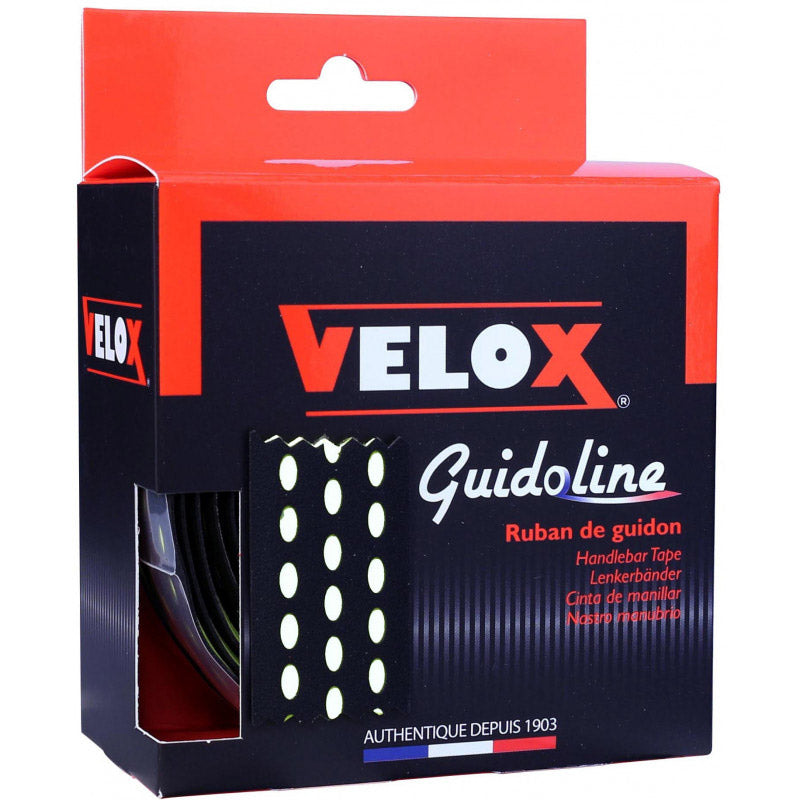 Velox stuurtape bi-color 3.0 zwart wit (2st)