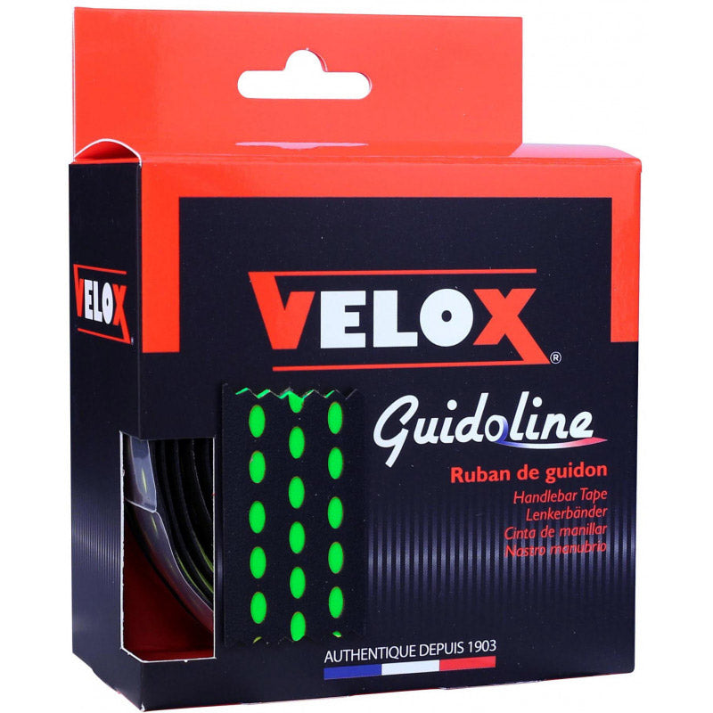 Velox stuurtape bi-color 3.0 zwart groen (2st)