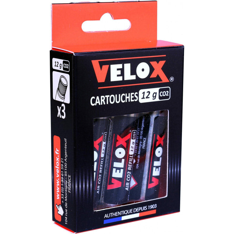 Velox CO2-Kartusche mit Gewinde 12 g (3 Stück)