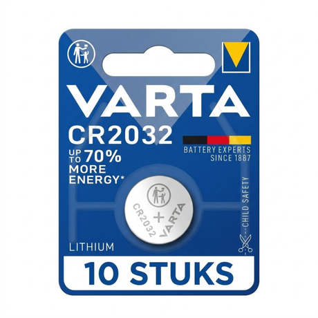 Varta Knopfzelle CR2032 3V (S. 10)