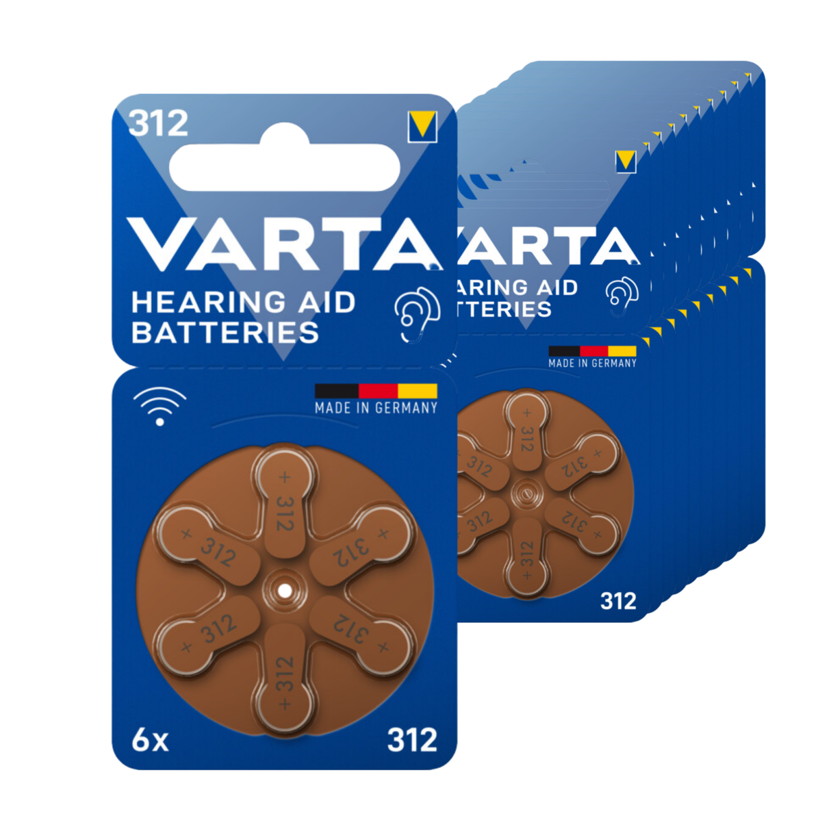 Varta Hörgerätebatterien 312 Blister (10x 6 Stück)