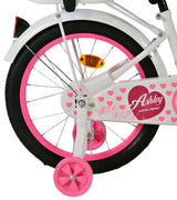 Volare Ashley Kinderfahrrad – Mädchen – 18 Zoll – Weiß