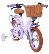 Volare Ashley Kinderfahrrad – Mädchen – 12 Zoll – Flieder