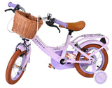 Volare Ashley Kinderfahrrad – Mädchen – 12 Zoll – Flieder – zwei Handbremsen