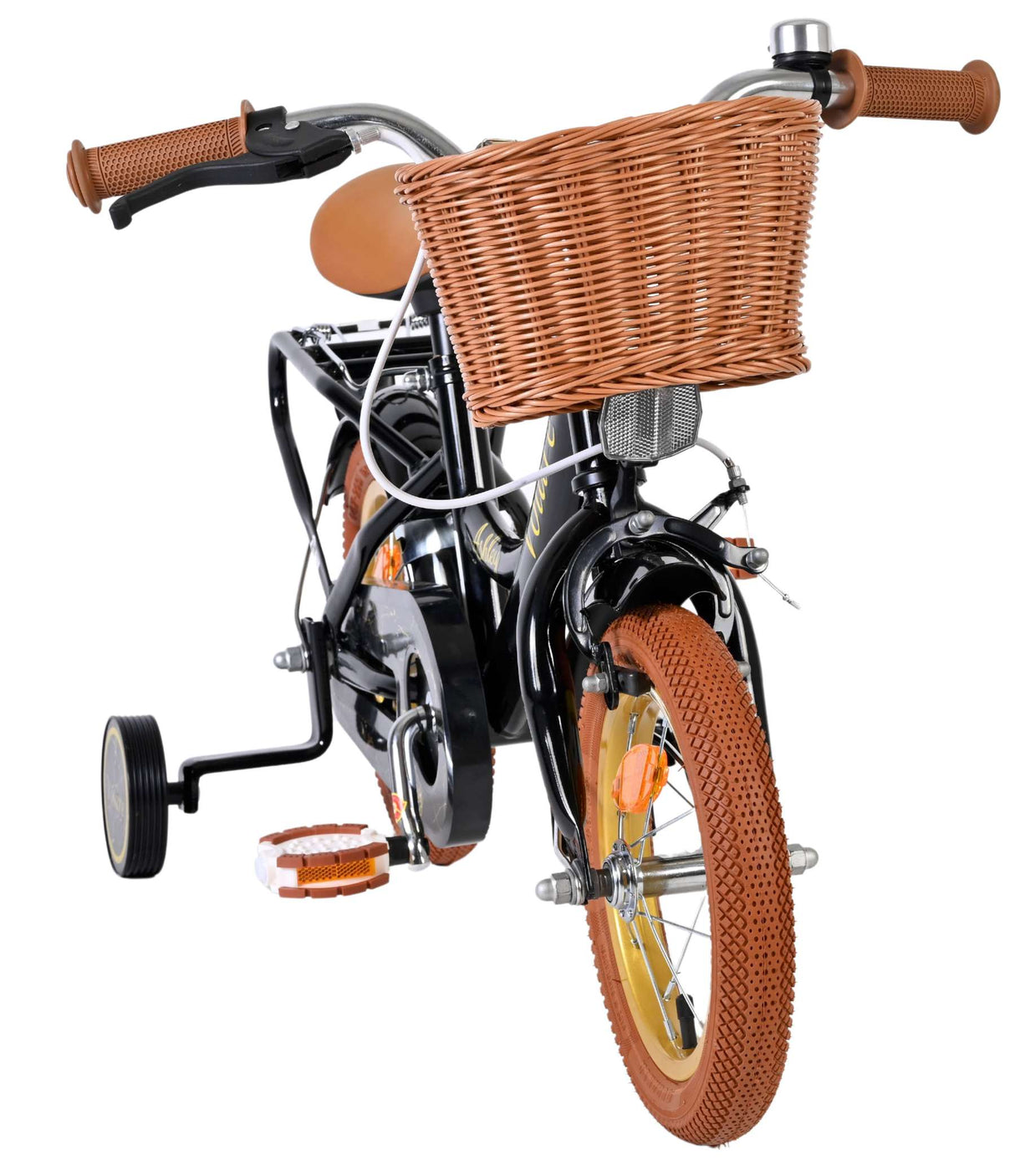 Volare Ashley Kinderfahrrad – Mädchen – 12 Zoll – Schwarz