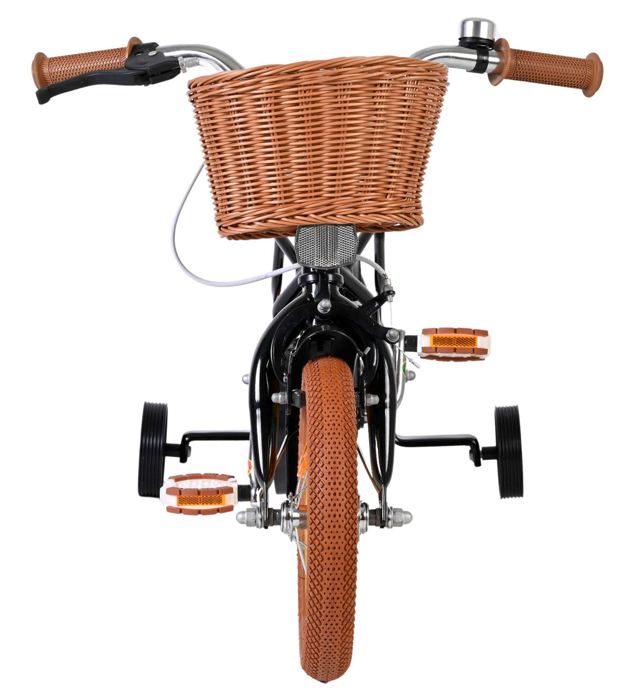 Volare Ashley Kinderfahrrad – Mädchen – 12 Zoll – Schwarz