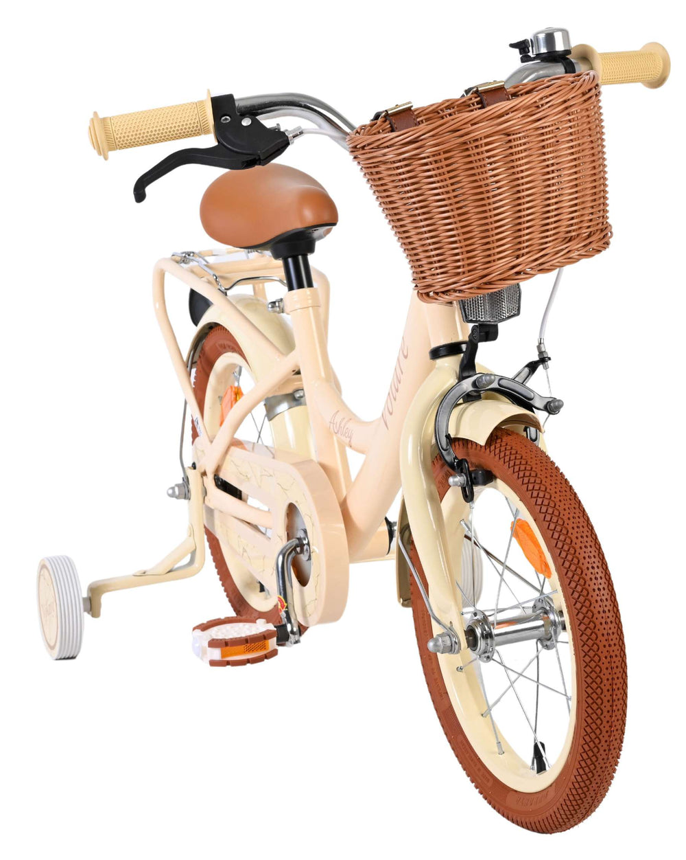 Volare Ashley Kinderfahrrad – Mädchen – 14 Zoll – Creme