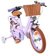 Volare Ashley Kinderfahrrad – Mädchen – 14 Zoll – Flieder – zwei Handbremsen