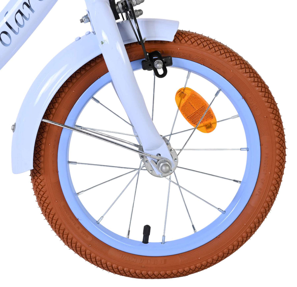 Volare Ashley Kinderfahrrad – Mädchen – 14 Zoll – Pastellblau
