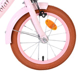 Volare Ashley Kinderfahrrad – Mädchen – 14 Zoll – Pink – zwei Handbremsen