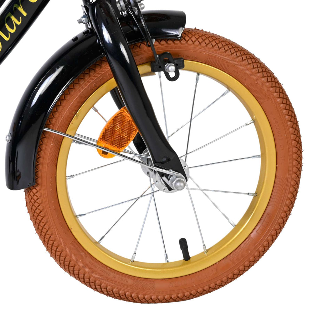 Volare Ashley Kinderfahrrad – Mädchen – 14 Zoll – Schwarz
