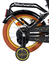 Volare Ashley Kinderfahrrad – Mädchen – 14 Zoll – Schwarz – zwei Handbremsen