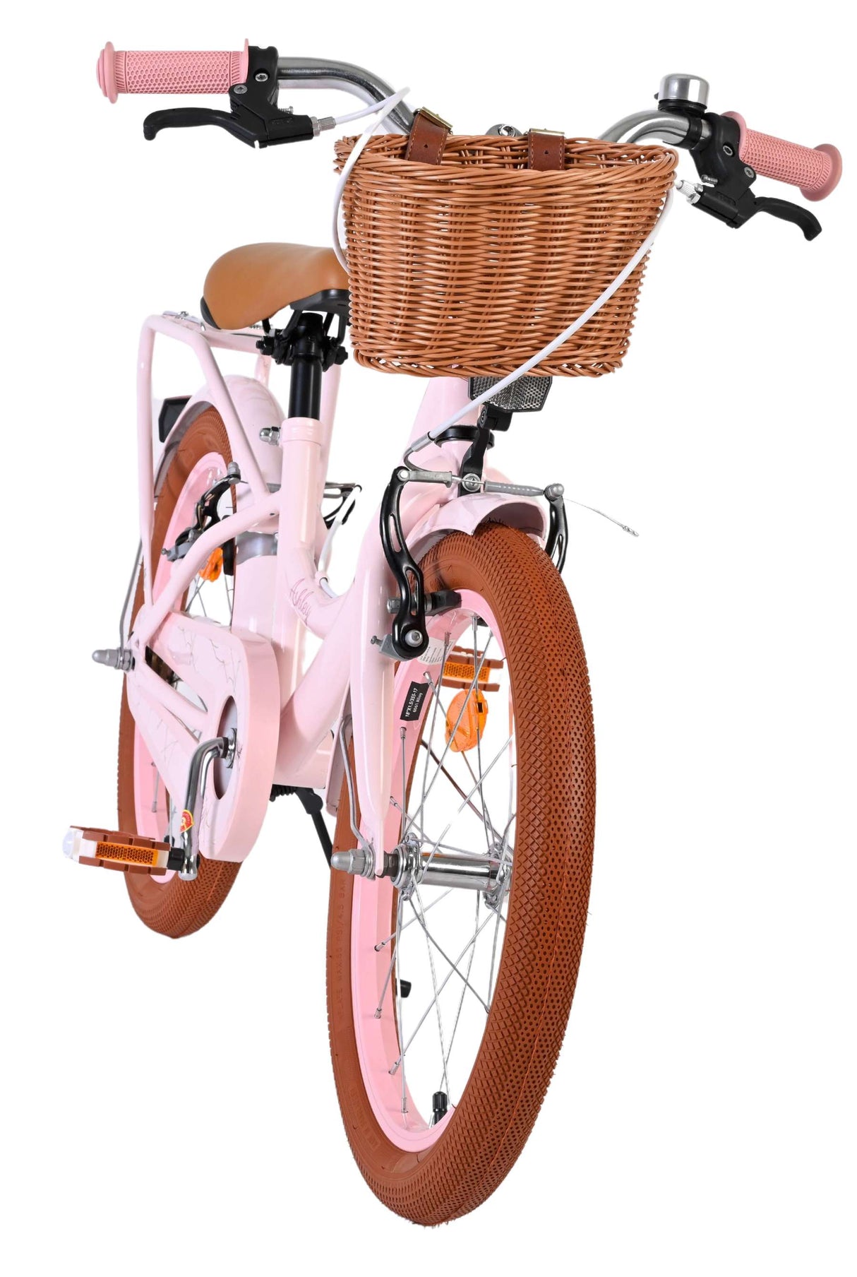 Volare Ashley Kinderfahrrad – Mädchen – 18 Zoll – Pink – zwei Handbremsen