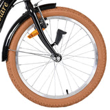 Volare ashley kinderfiets - meisjes - 20 inch - zwart - nexus 3