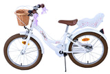 Volare Blossom Children's Bicycle Girls 18 tommers hvite to håndbremser