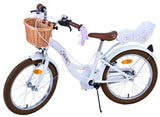 Volare Blossom Children's Bicycle Girls 18 palčni beli dve ročni zavora