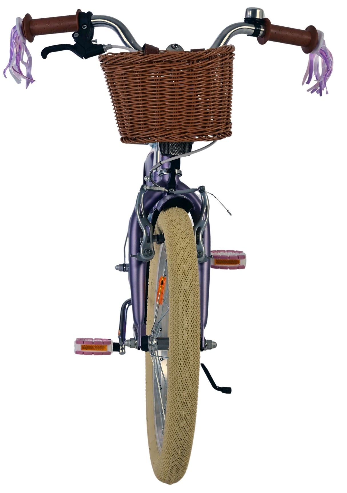 Volare Blossom Kinderfahrrad - Mädchen - 18 Zoll - Lila
