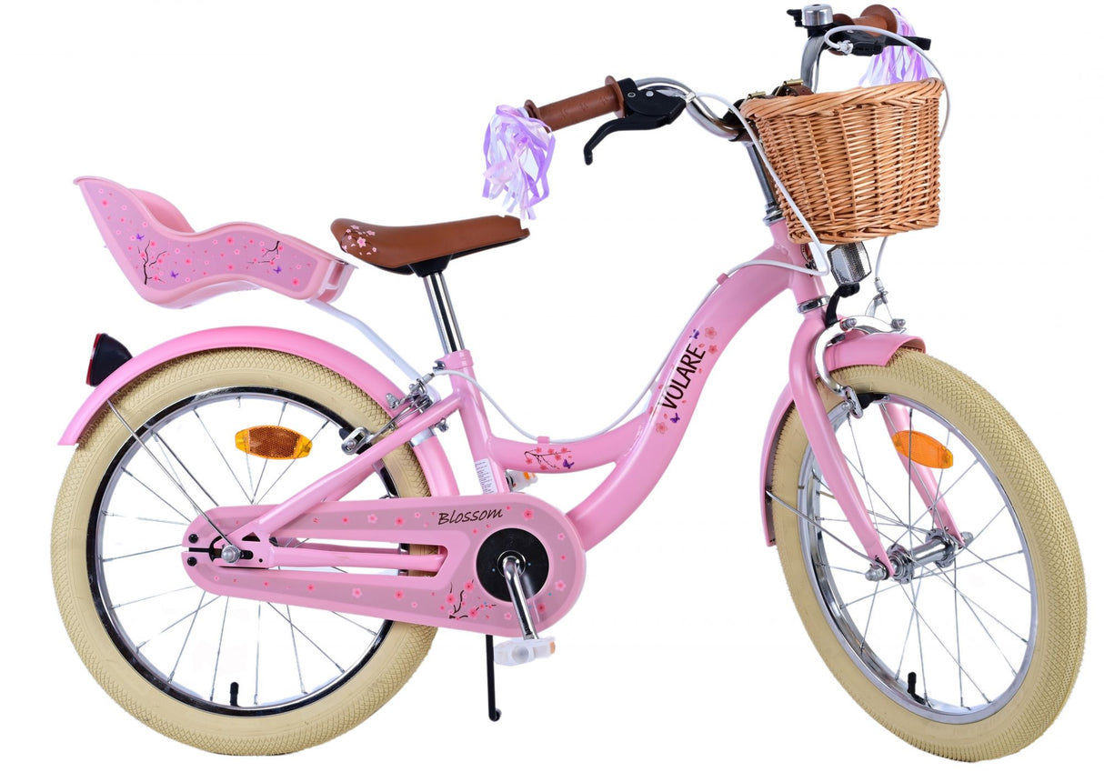 Valorare Blossom per bambini ragazze in bicicletta per bambini freni a due mani da 18 pollici