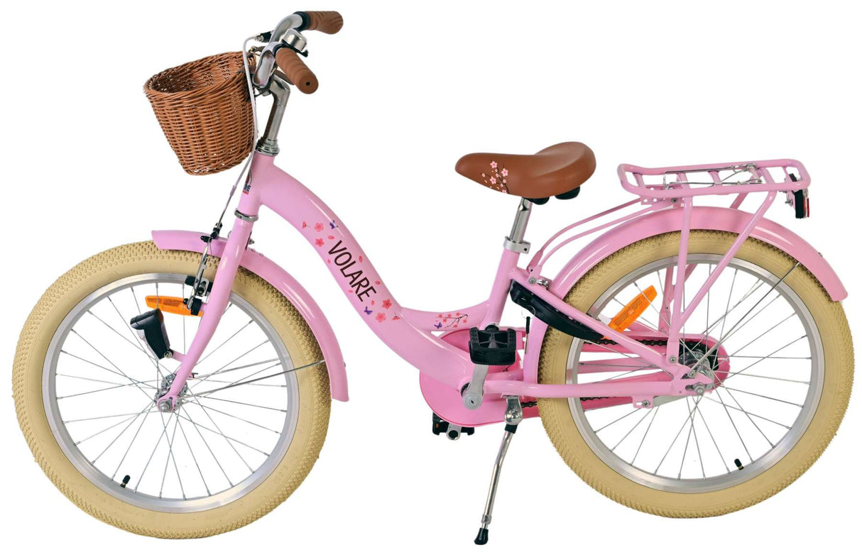 Volare Blossom Kinderfahrrad - Mädchen - 20 Zoll - Rosa