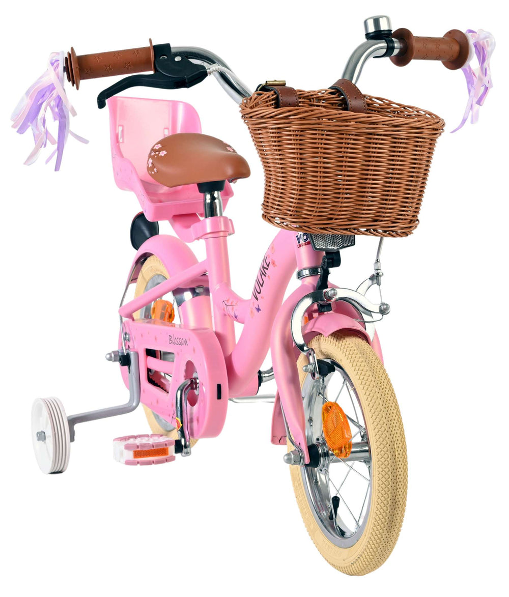 Volare Blossom Kinderfahrrad – Mädchen – 12 Zoll – Rosa
