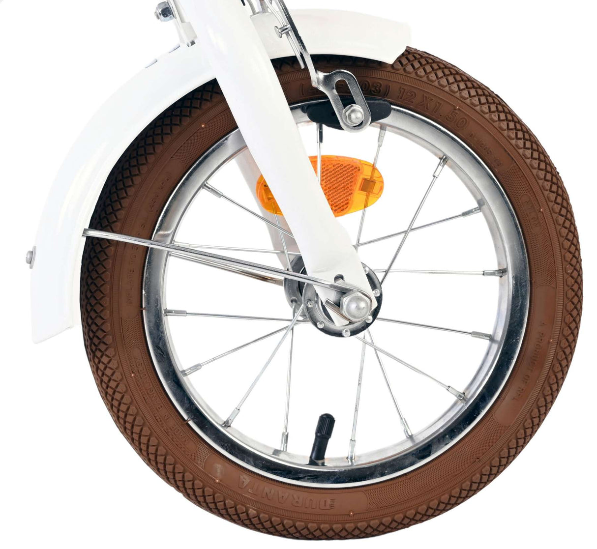 Volare Blossom Kinderfahrrad - Mädchen - 12 Zoll - Weiß