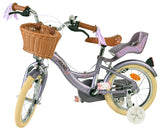 Volare Blossom Kinderfahrrad – Mädchen – 14 Zoll – Lila – zwei Handbremsen