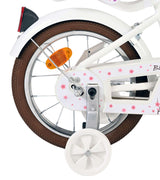 Volare Blossom Kinderfahrrad - Mädchen - 14 Zoll - Weiß