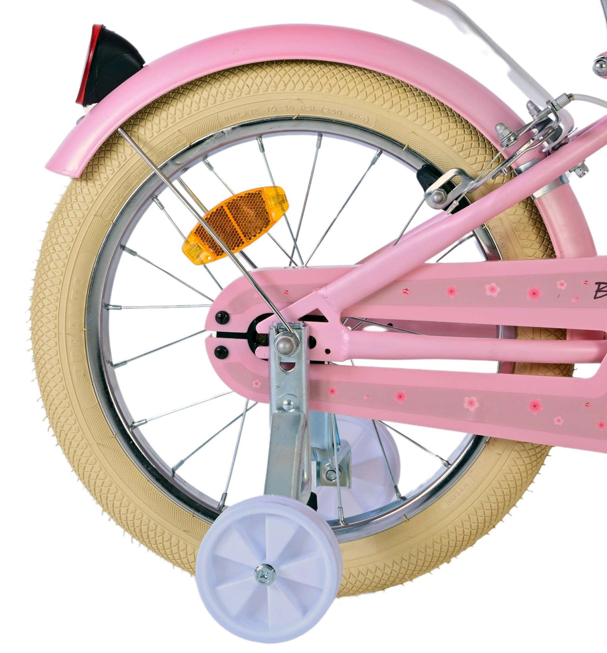 Volare Blossom Bicycle para niños - Niñas - 16 pulgadas - Pink - Dos frenos de mano