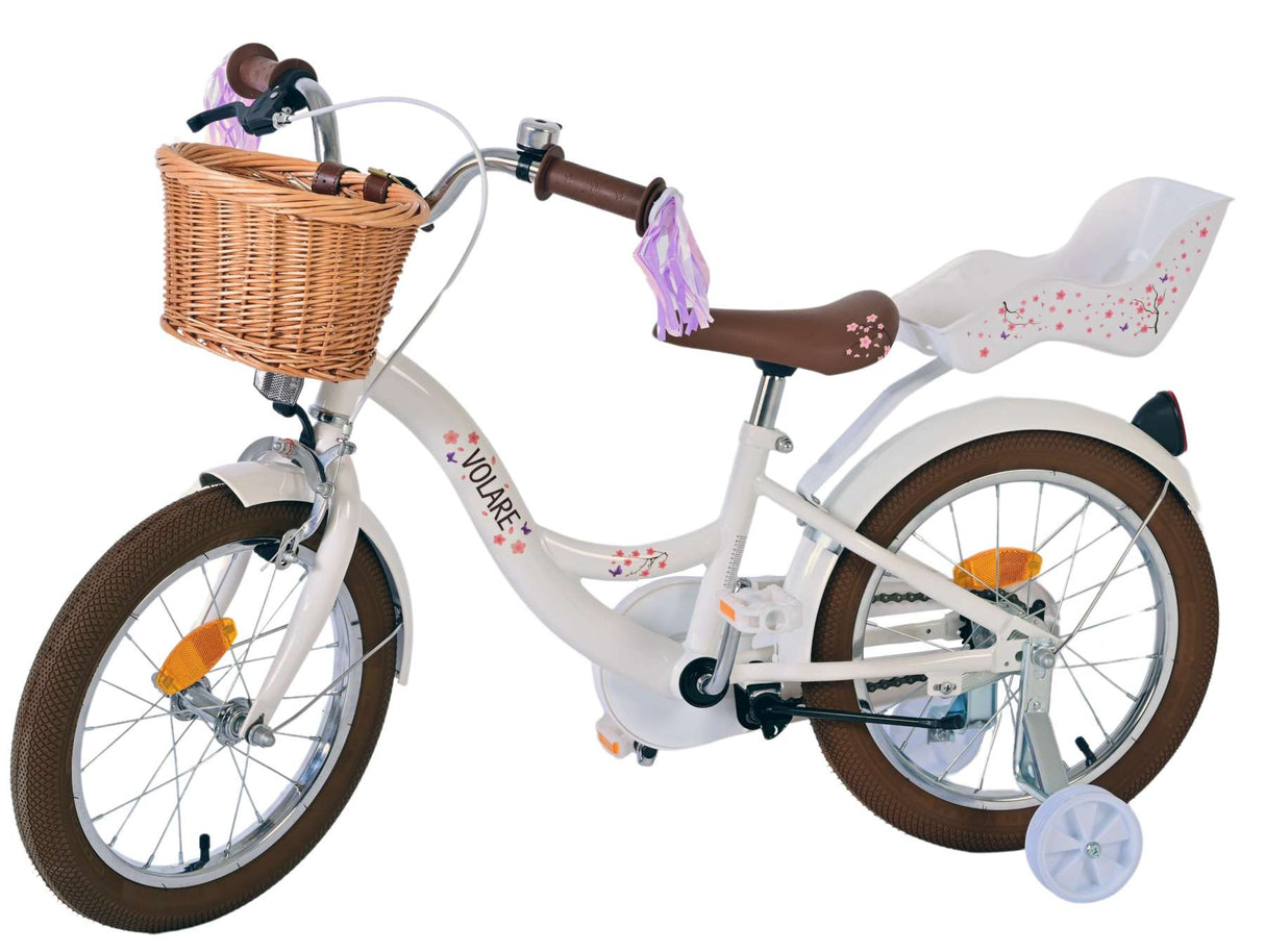 BICYCLE BAMBINI BLOSSOM VOLARE - RAGAZZE - 16 pollici - BIANCO