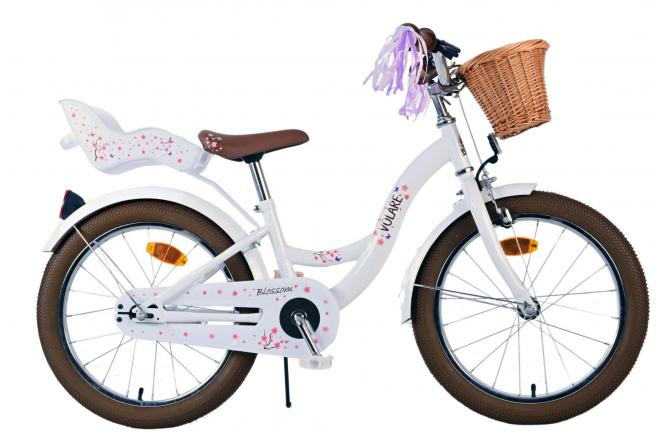 Volare Blossom Children's Bike Girls 18 Zoll Weiß