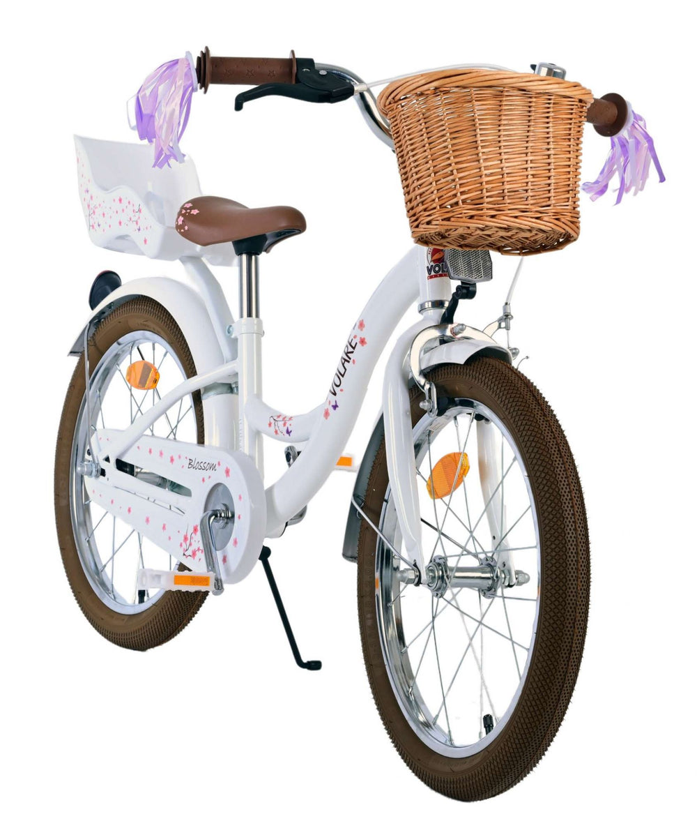 Volare Blossom Children's Bike Girls 18 Zoll Weiß
